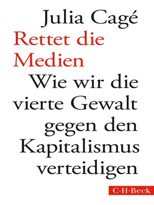 cover image of Rettet die Medien